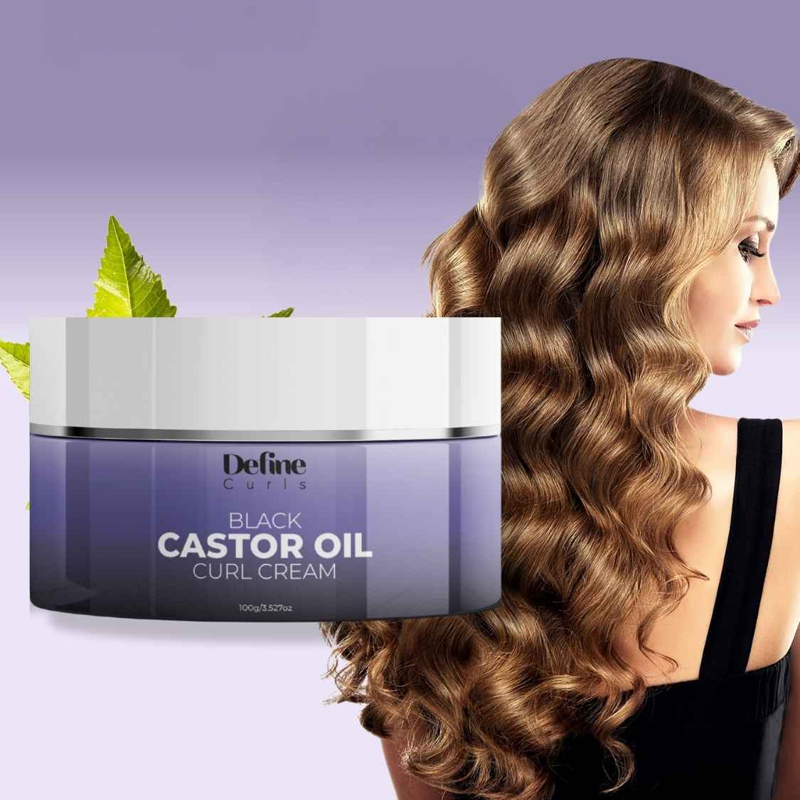 Black Castor Oil Curl Cream.