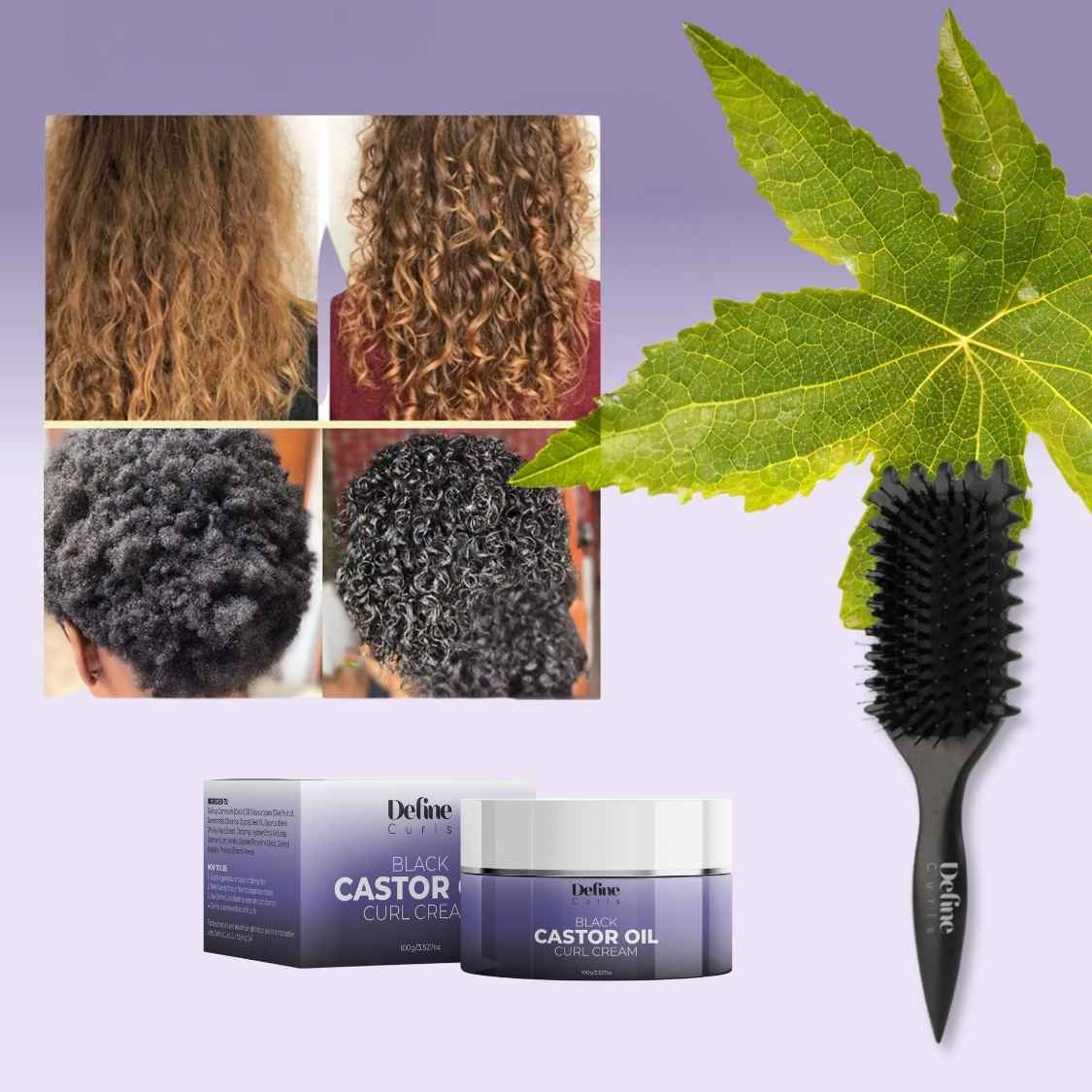 Black Castor Oil Curl Cream.