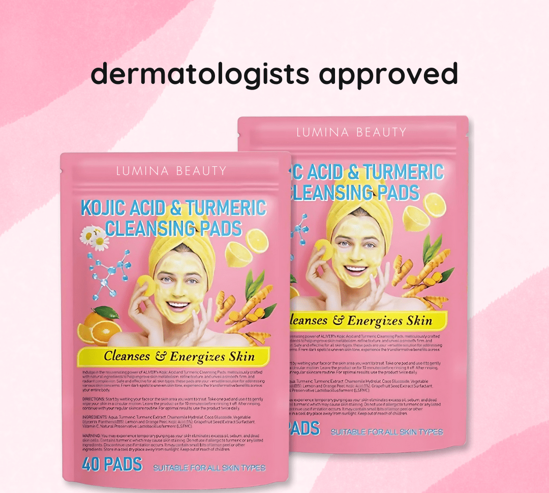 turmeric kojic acid cleansing pads